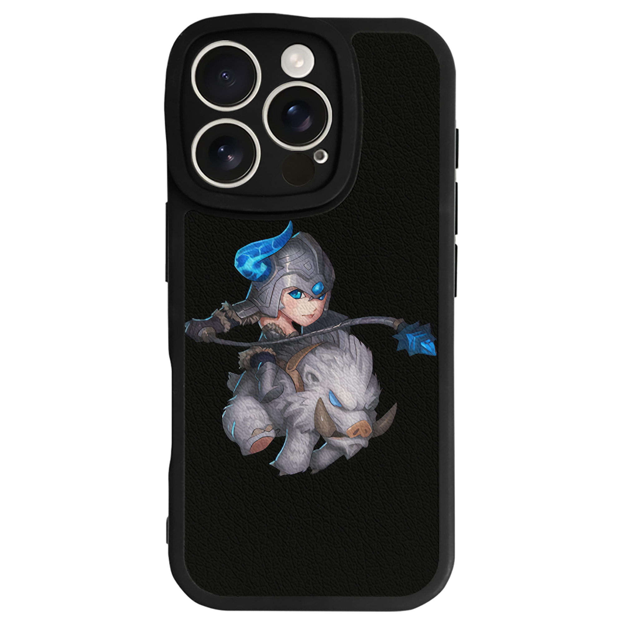 （画像用） リーグ・オブ・レジェンド League of Legends LOL 【iPhone 16シリーズ対応】シリコンスマホケース（レザー調） 材質：シリコン